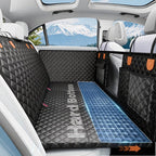 HARD BASE - Dog Car Seat Extender & Hammock Cover — Mesh Window, Fits SUVs & Utes | Oz Bargain Outlet™